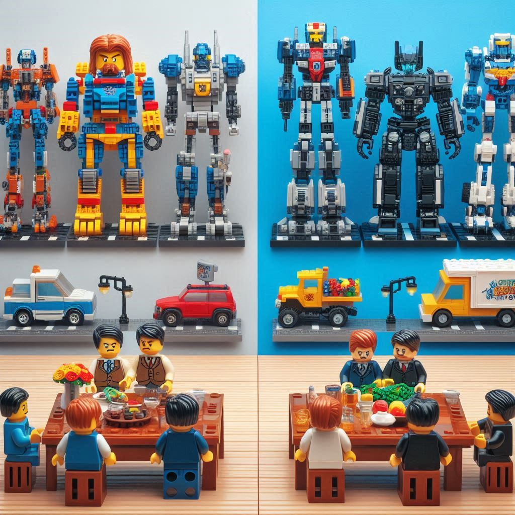 Comparing Different Brands of Building Blocks