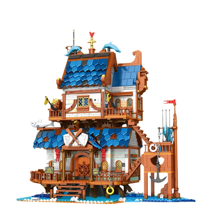 Medieval Fisherman’s Wharf Building Blocks Set