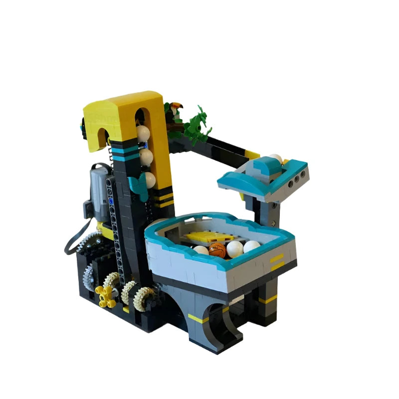 Belt Lift GBC MOC Building Block Set featuring a creative motorized puzzle model, ideal for children’s assembly and Christmas gifts.