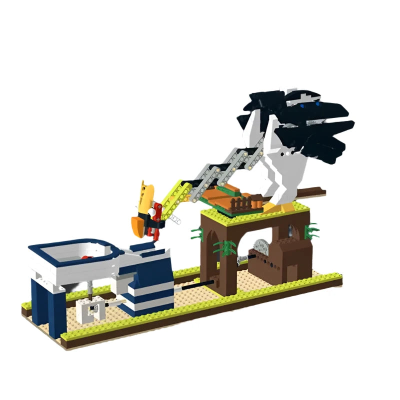 Bird of Passage GBC Motor MOC Building Block Set featuring a creative motorized puzzle model, perfect for DIY assembly, technology enthusiasts, and Christmas gifts.