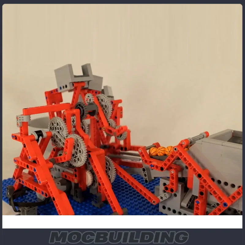 GBC Cardan Lift MOC Cycloidal Drive Building Block Set featuring a complex cycloidal drive mechanism, perfect for educational purposes and DIY assembly enthusiasts.