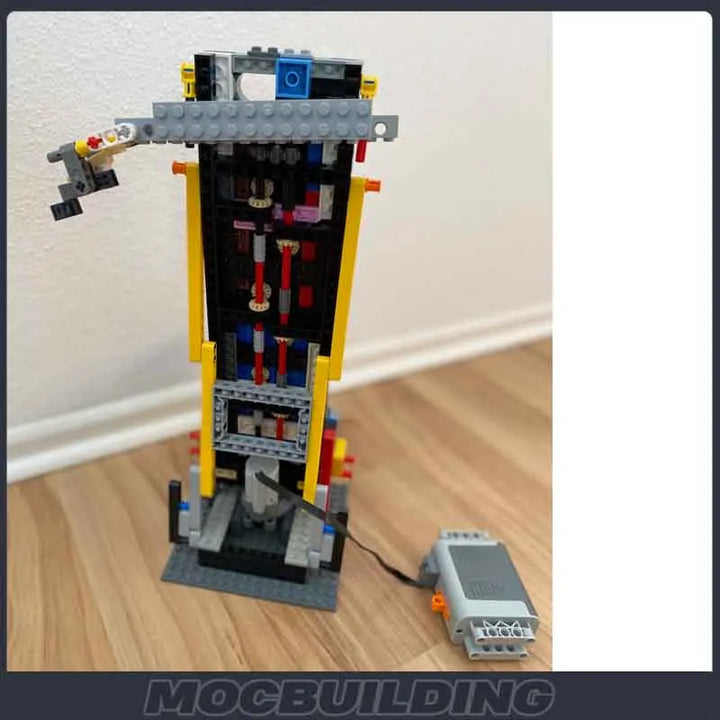 GBC Module MOC Building Blocks Great Ball Contraption S-Capade featuring a dynamic and interactive ball-moving mechanism, perfect for technology enthusiasts and educational play.