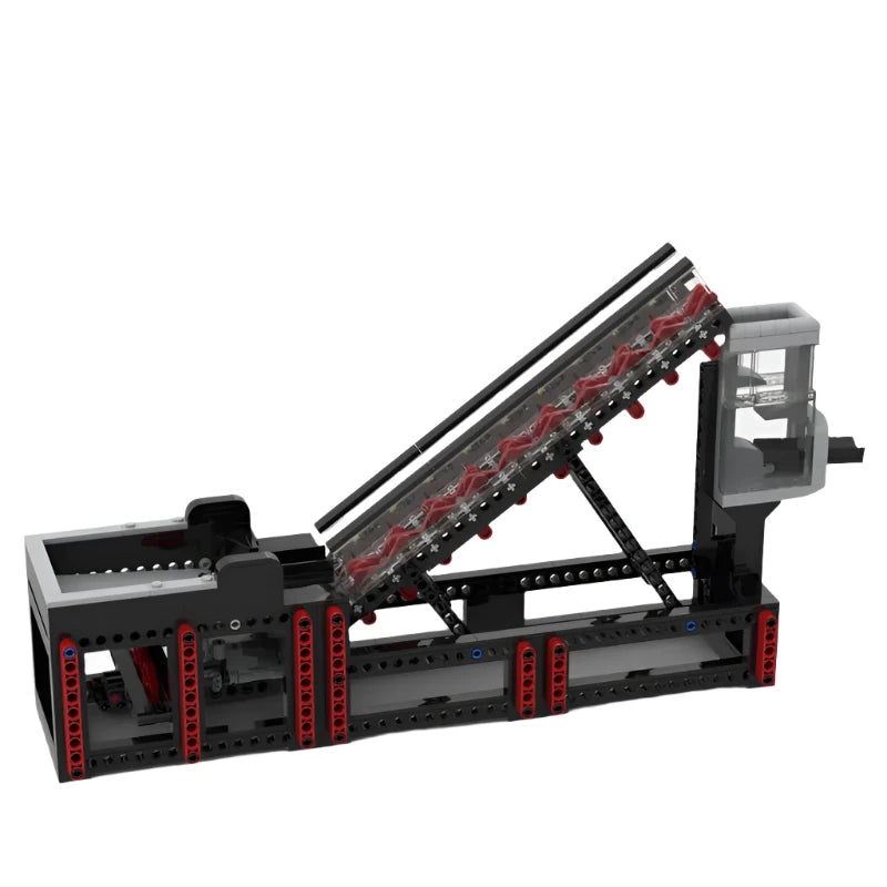 GBC Ball MOC Framed Catarata Stepper Motor Building Block featuring a motorized ball-stepping mechanism with a cascading design, perfect for sports technology enthusiasts and puzzle collectors.
