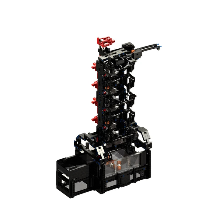 GBC Bucket Wheel Tower MOC Building Block Set featuring a dynamic motorized bucket wheel mechanism, perfect for technology enthusiasts and DIY builders.
