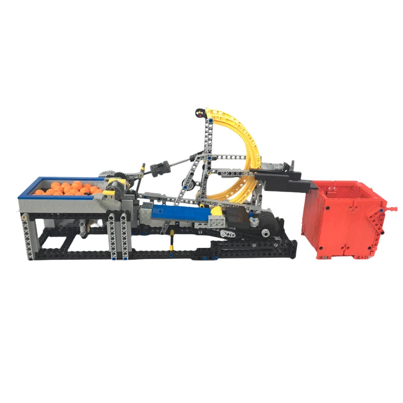 GBC Great Ball Contraption Batch Module MOC Building Blocks Set featuring a motorized ball movement system, perfect for tech enthusiasts and creative builders.