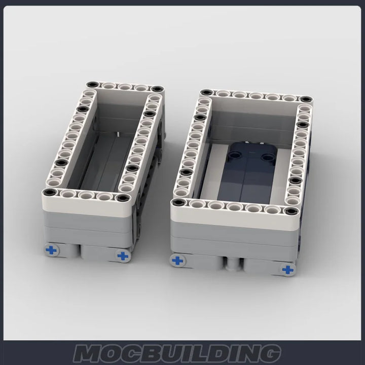  GBC Modular MOC Technology Bricks Axle Sorter Building Block Set featuring a motorized axle sorting mechanism, perfect for creative and educational play.