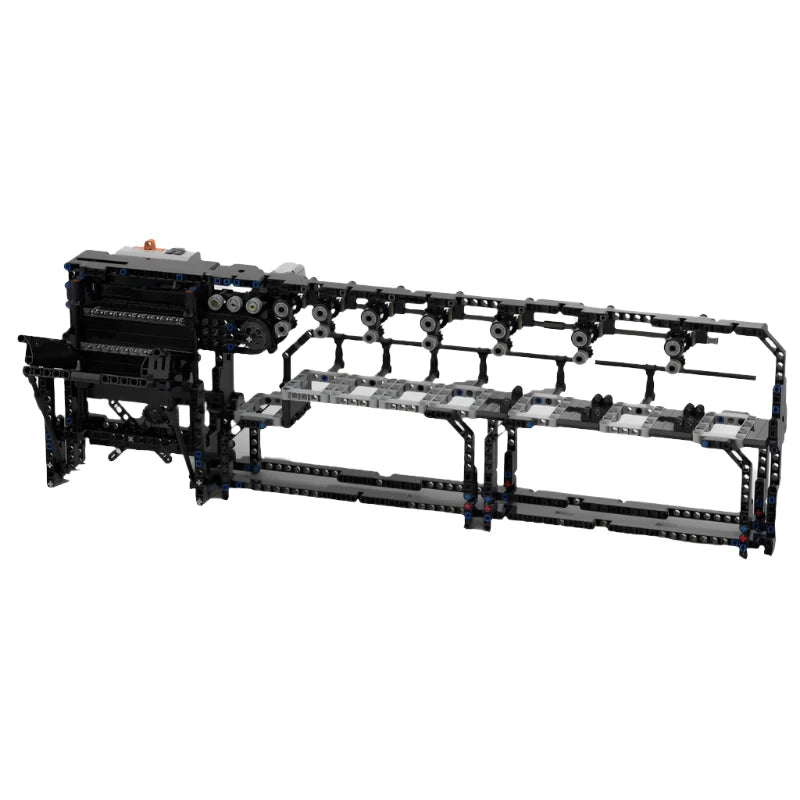  GBC Modular MOC Technology Bricks Axle Sorter Building Block Set featuring a motorized axle sorting mechanism, perfect for creative and educational play.