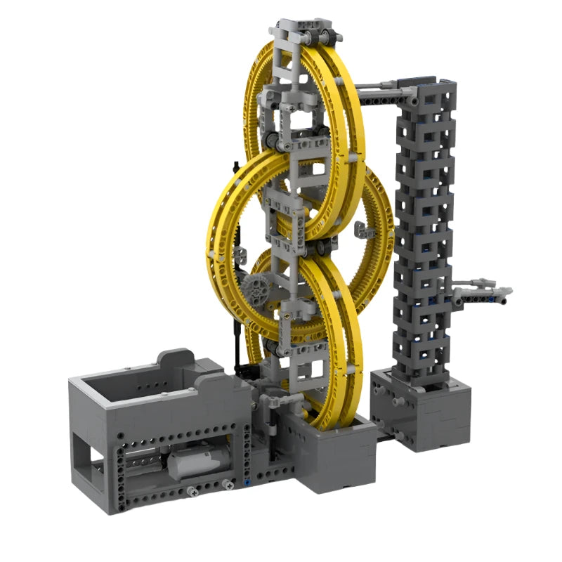 GBC Module Creative Internal Gear Chain MOC Building Blocks Set featuring an innovative gear chain mechanism, perfect for technology enthusiasts and creative builders.