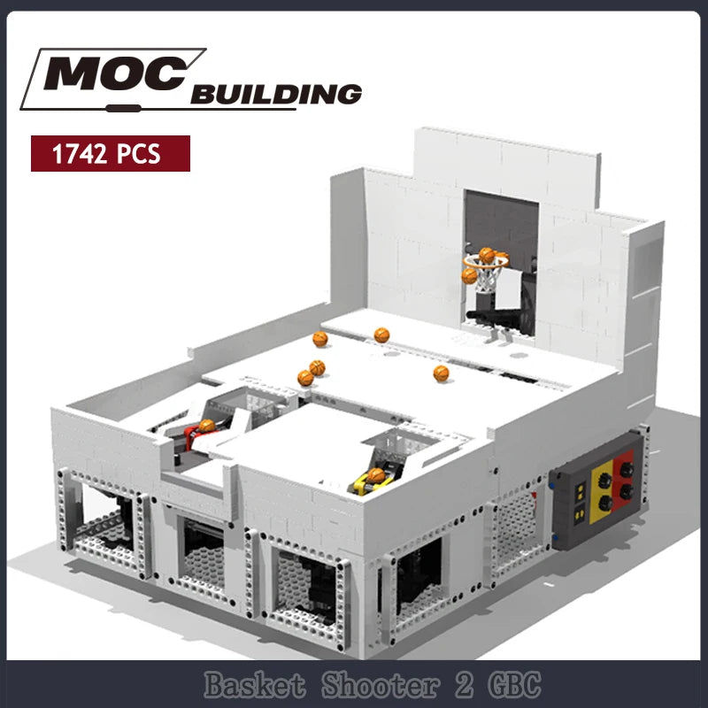 כדורסל כדורסל 2 יורה GBC אספת ספורט אבני בניין עשה זאת בעצמך כדור נהדר ביצוע MOC פאזל צעצועי הורה-ילד מתנות