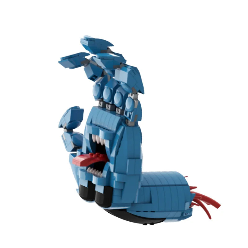 MOC-41630 Screaming Hand Building Set: This lifelike hand model features a screaming mouth, a long tongue, and sharp claws