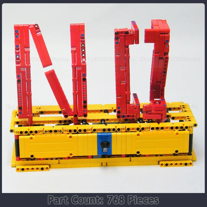 MOC Building Blocks GBC Module Motorized Mechanical Yes or No Sculpture Model DIY Assembly Technology Bricks Creative Toys Gifts