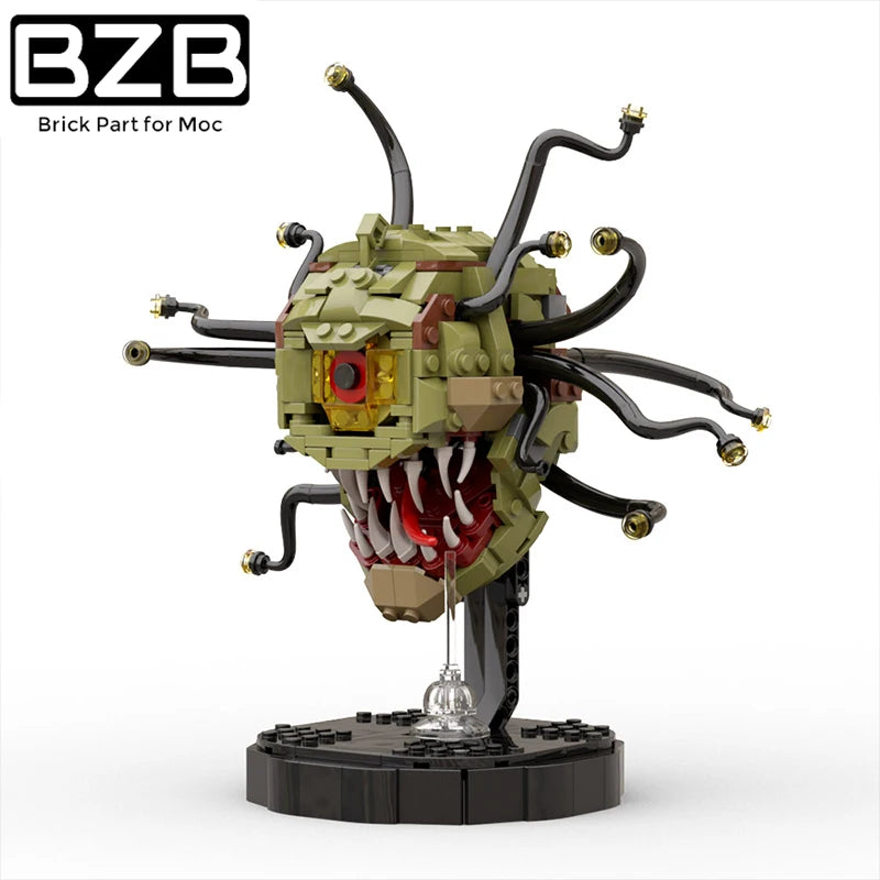 MOC Cannibalism Monster Demo Cannibal Building Block Kit Robot Game Character Monster Brick Kids Birthday Toy Gift