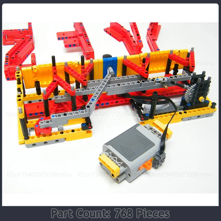 MOC Building Blocks GBC Module Motorized Mechanical Yes or No Sculpture Model DIY Assembly Technology Bricks Creative Toys Gifts