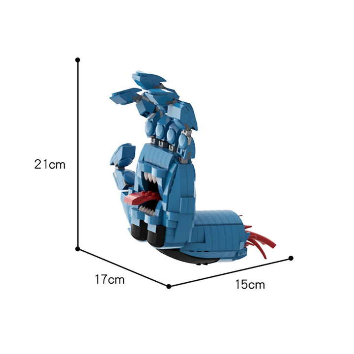 MOC Cannibalism Monster Demo Cannibal Building Block Kit Robot Game Character Monster Brick Kids Birthday Toy Gift