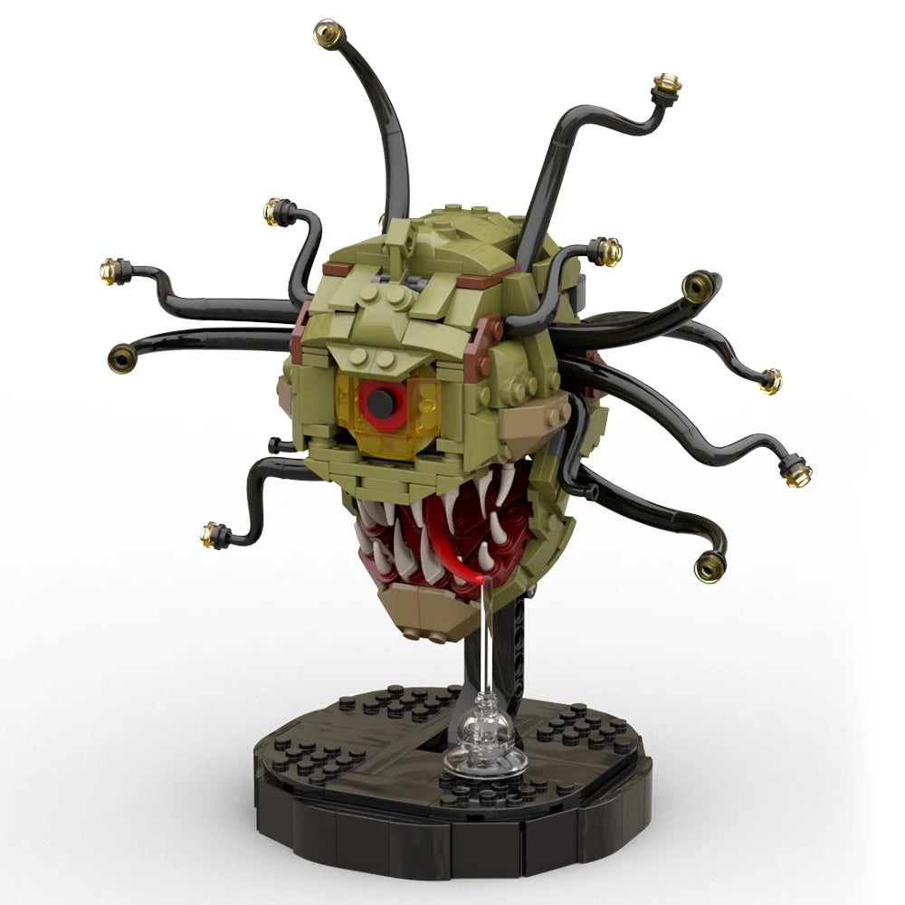 MOC Cannibalism Monster Demo Cannibal Building Block Kit Robot Game Character Monster Brick Kids Birthday Toy Gift