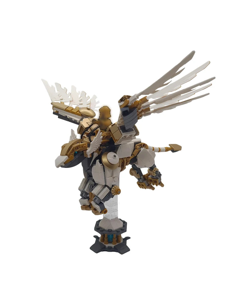 MOC Horizon Zero Dawn Clawstrider Building Block Set featuring a detailed and fierce Clawstrider model, perfect for fans, collectors, and creative play.
