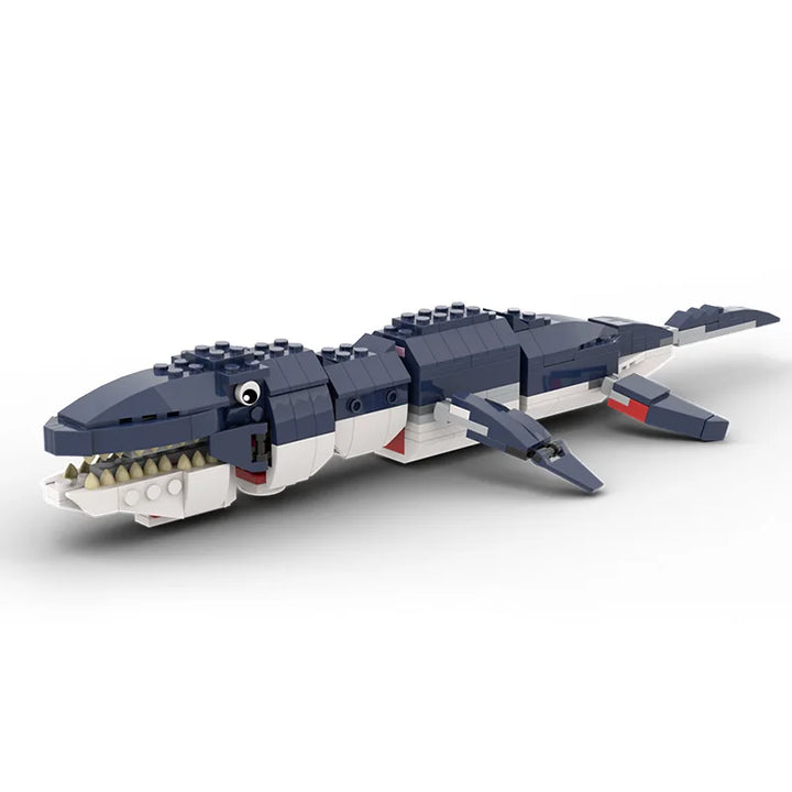 MOC Prehistoric Sea Creatures Gear Shark Building Block Set