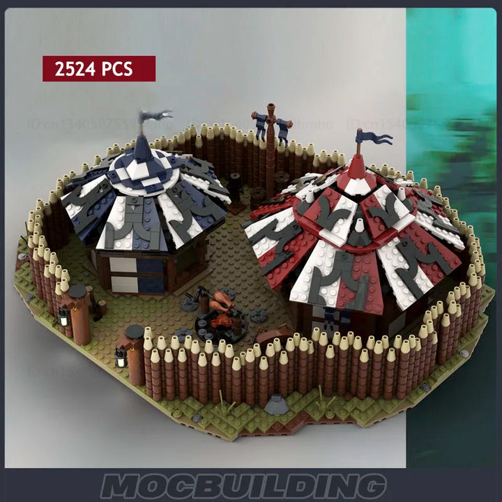 Ultimate Medieval Fortress Village Building Block Model featuring a detailed medieval castle and village, perfect for collectors, history enthusiasts, and creative builders.