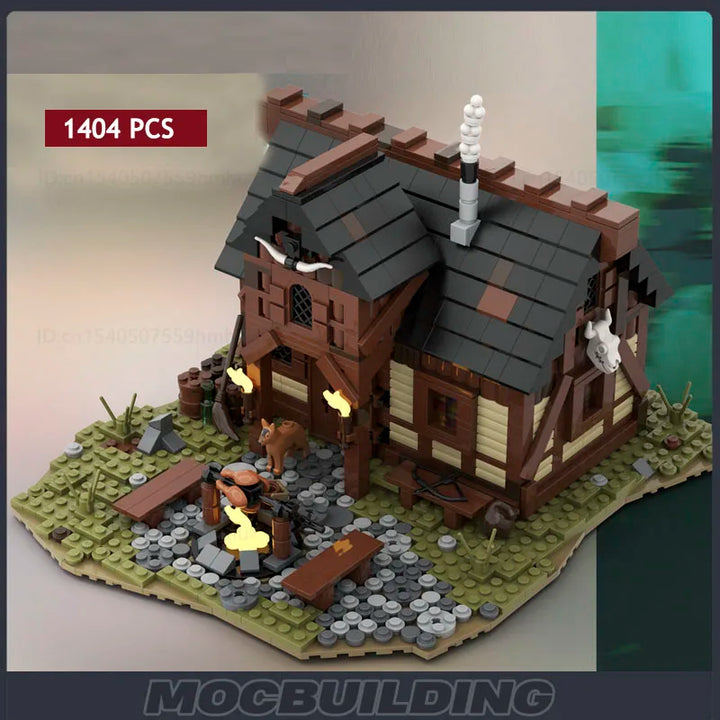 Ultimate Medieval Fortress Village Building Block Model featuring a detailed medieval castle and village, perfect for collectors, history enthusiasts, and creative builders.