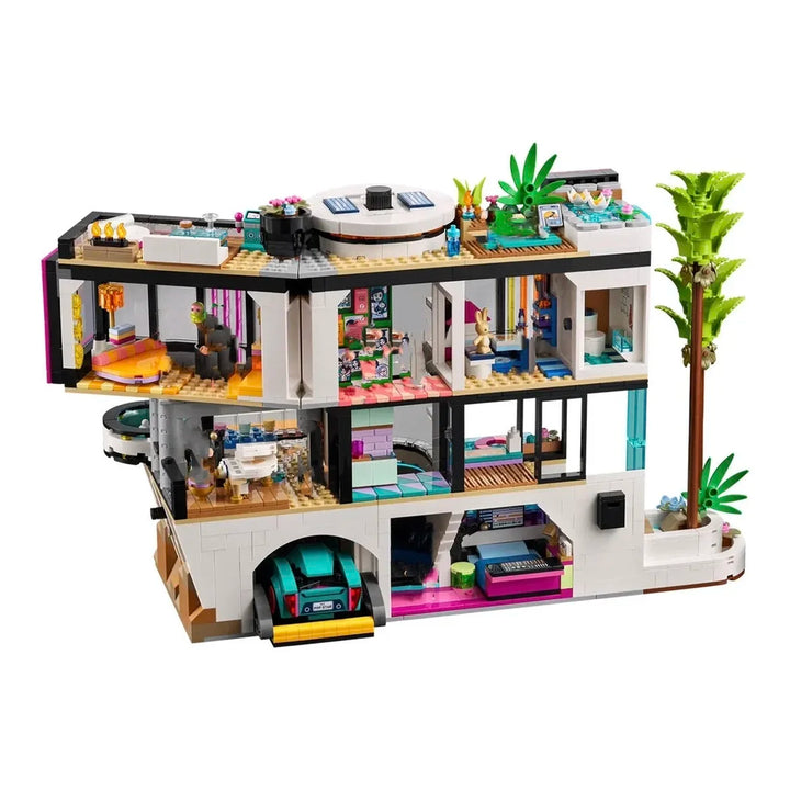 Modern Villa Building Blocks Set - 2275 Pieces with 11 Figures, featuring a colorful and intricate design, perfect for kids and adults, luxury modern architecture model toy