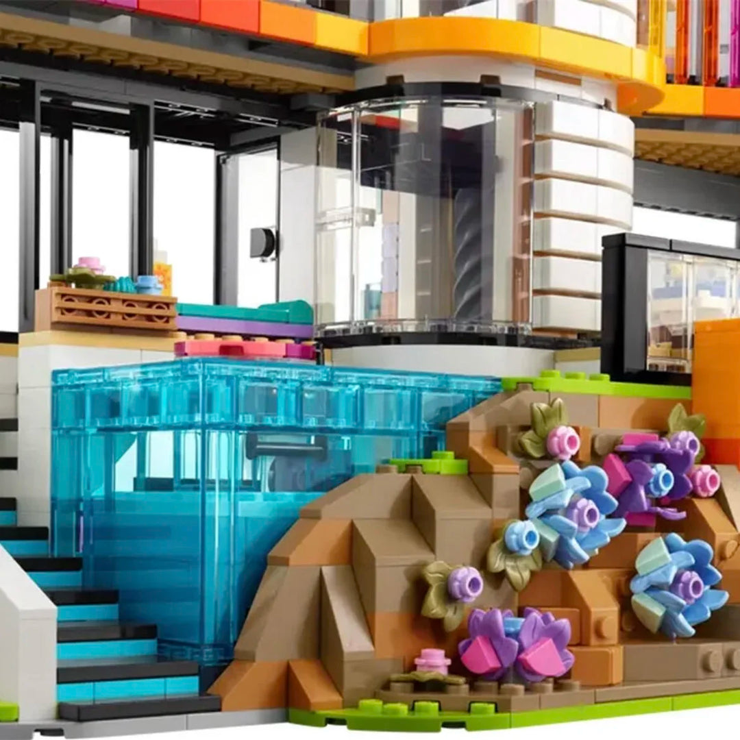 Modern Villa Building Blocks Set - 2275 Pieces with 11 Figures, featuring a colorful and intricate design, perfect for kids and adults, luxury modern architecture model toy