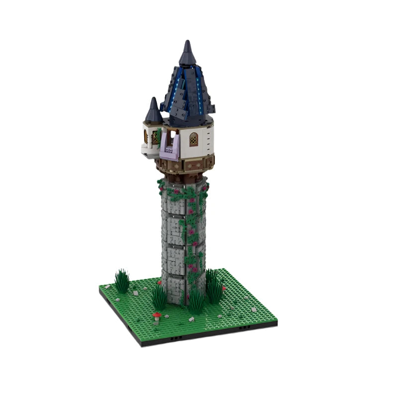 Modular Princess Tower Building Block Set featuring a detailed fairy tale castle with customizable modular components, perfect for children, collectors, and imaginative play.