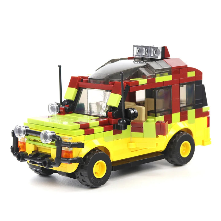 Off-Road Adventure SUV Building Blocks Kit featuring a colorful and detailed SUV model with realistic details and vibrant design