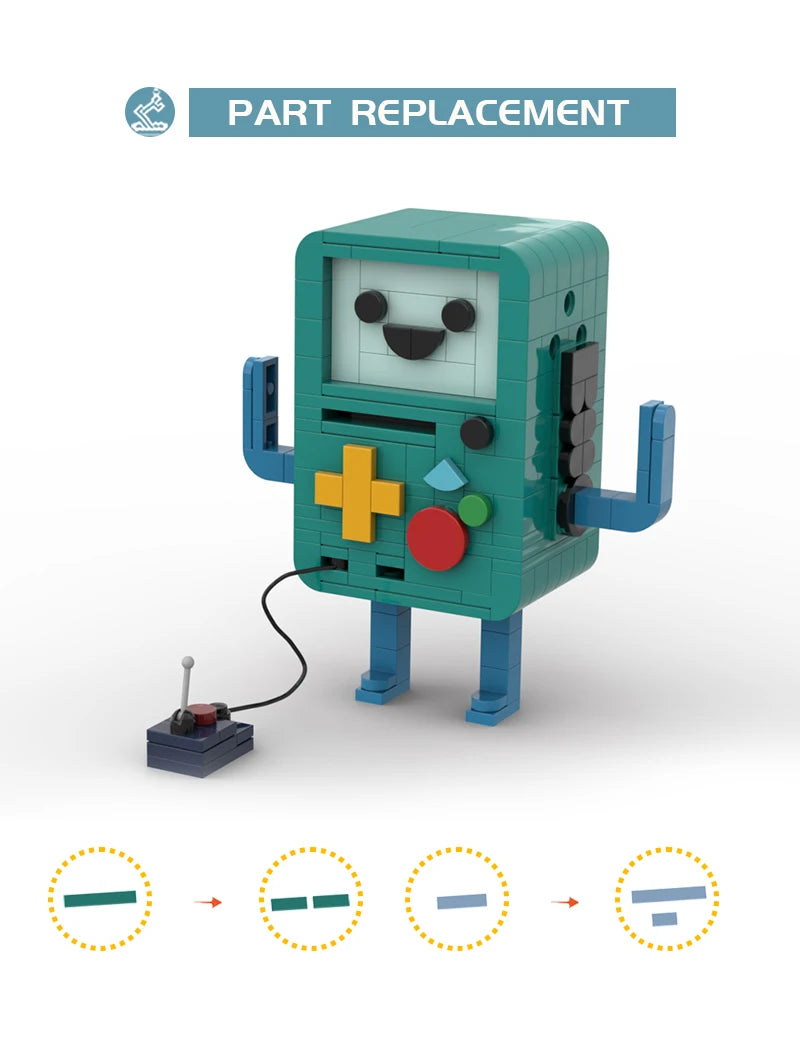 Adventure Time Beemo סט אבני בניין