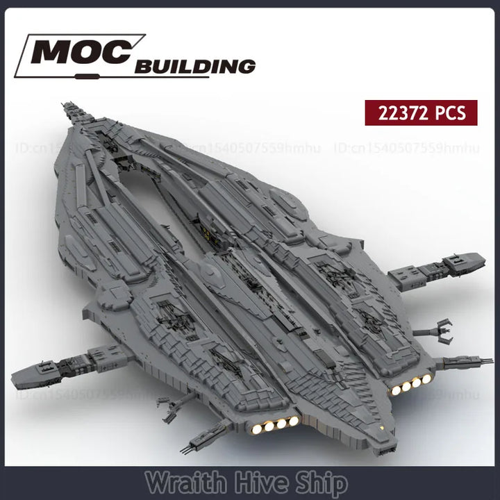 Wraith Hive ship MOC סט בניין 