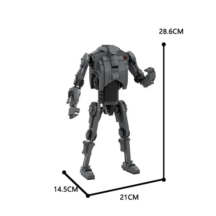 BZB MOC חלל מלחמת סדרת B2 סופר קרב רובוט דגם מכונה אימפריאלית צעצועי חושים הרכבה לבנים צעצוע לילדים אבני בניין