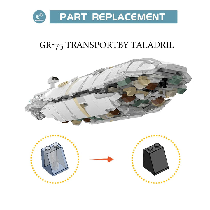 MOC-66706 חלל לחימה GR-75 מטוסי תובלה