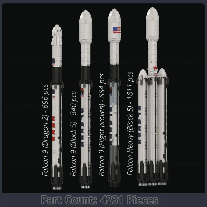 UCS Space Series 1:110 Falcon 9