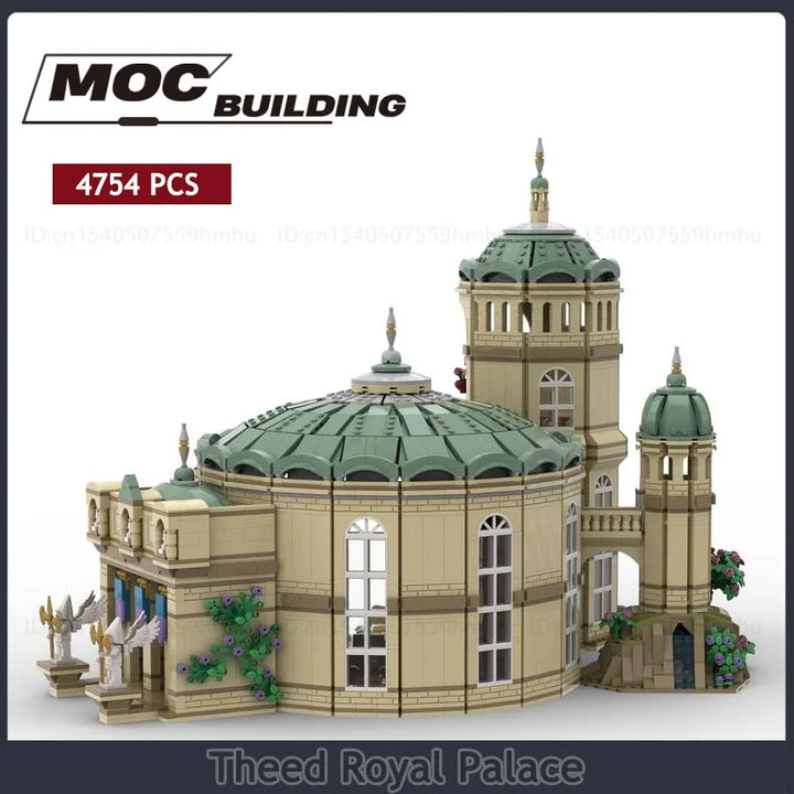 Theed Royal Palace Build Modular MOC Building Blocks Kit featuring an intricate and detailed palace model, perfect for collectors and DIY enthusiasts.