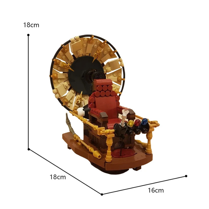 Time Machine Building Blocks Kits featuring a detailed vehicle equipped for time travel, perfect for imaginative play and fans of sci-fi adventures.