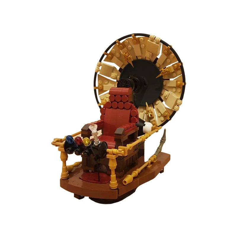 Time Machine Building Blocks Kits featuring a detailed vehicle equipped for time travel, perfect for imaginative play and fans of sci-fi adventures.