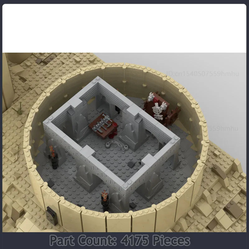 UCS Movie Scene MOC Building Blocks Palace featuring a modular space palace inspired by a popular movie, perfect for DIY assembly, creative display, and ultimate collector gifts.