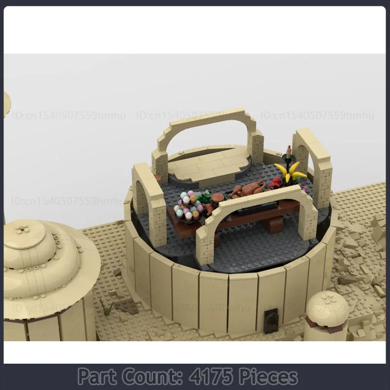 UCS Movie Scene MOC Building Blocks Palace featuring a modular space palace inspired by a popular movie, perfect for DIY assembly, creative display, and ultimate collector gifts.