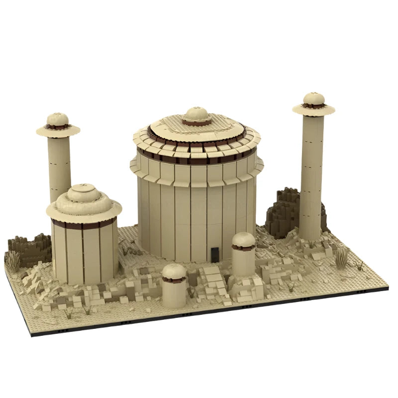 UCS Movie Scene MOC Building Blocks Palace featuring a modular space palace inspired by a popular movie, perfect for DIY assembly, creative display, and ultimate collector gifts.