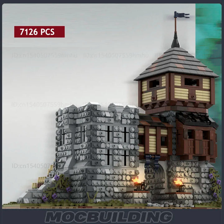 Ultimate Medieval Fortress Village Building Block Model featuring a detailed medieval castle and village, perfect for collectors, history enthusiasts, and creative builders.