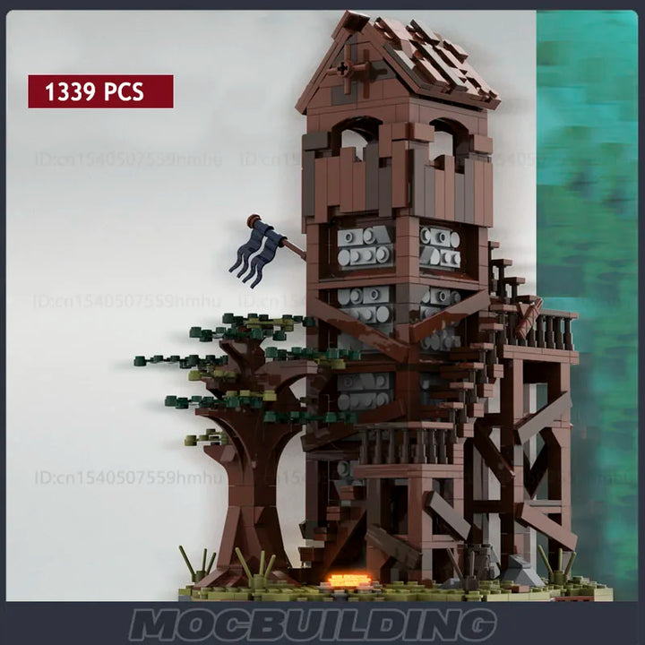 Ultimate Medieval Fortress Village Building Block Model featuring a detailed medieval castle and village, perfect for collectors, history enthusiasts, and creative builders.